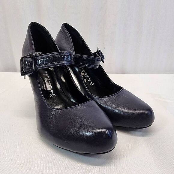 Gabriella Rocha Athens Leather Heels Size 9.5 - Picture 1 of 14